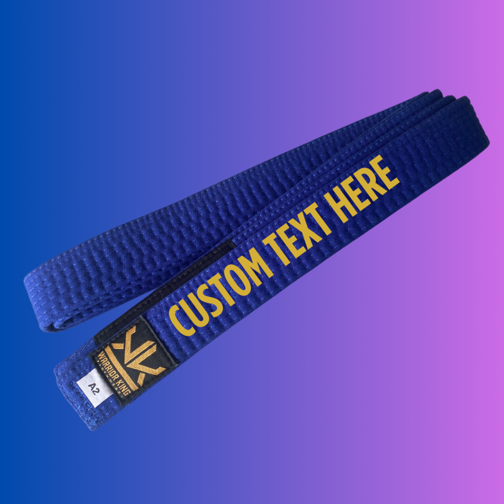 Custom Embroidery for BJJ Belt