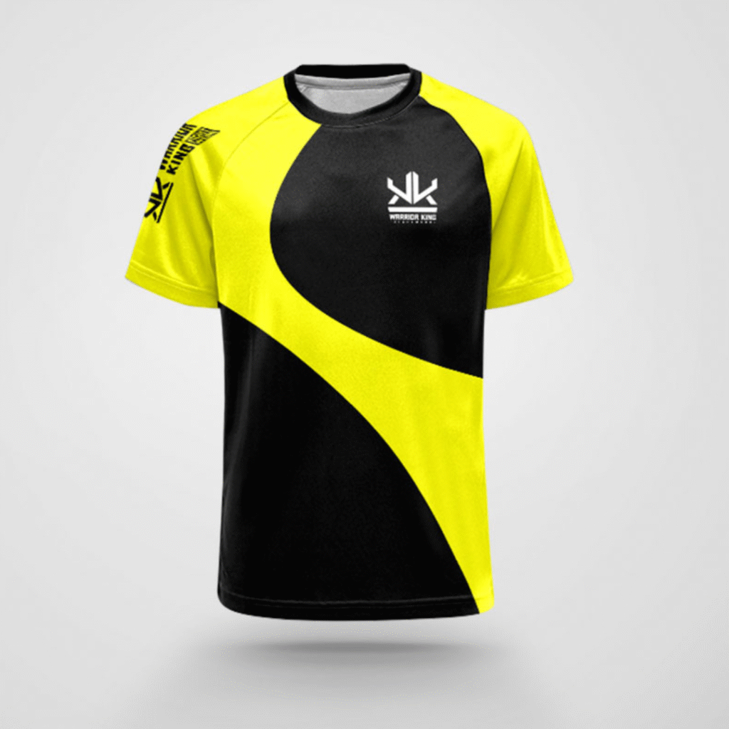 Flow (V5 Ranked) Short Sleeve Rash Guard - Yellow