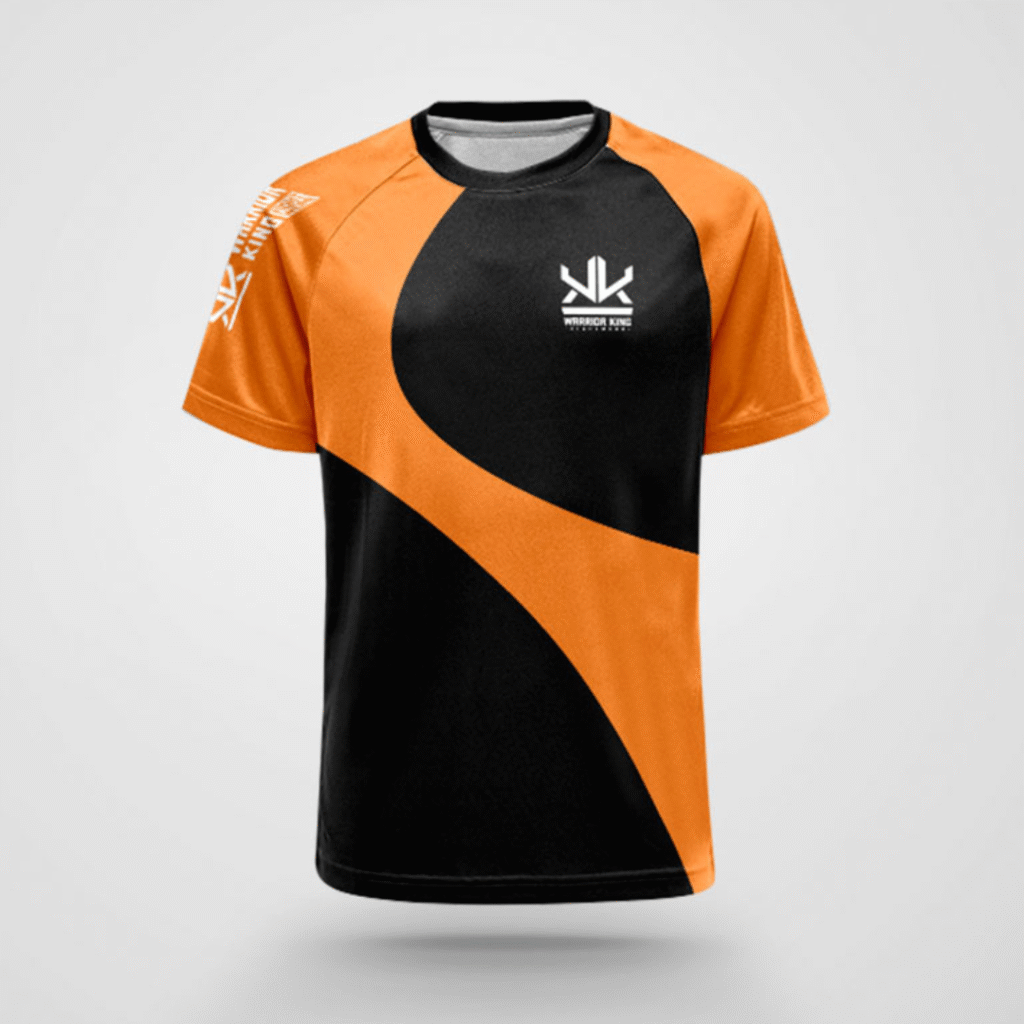 Flow (V5 Ranked) Short Sleeve Rash Guard - Orange