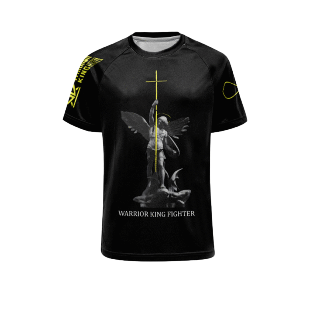 DEFEND US IN BATTLE - Short Sleeve Rash Guard BLACK