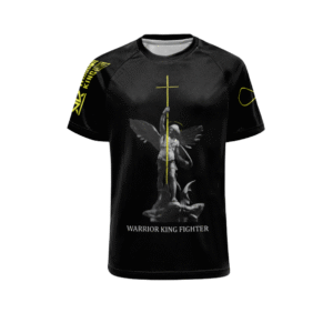 DEFEND US IN BATTLE - Short Sleeve Rash Guard BLACK - Image 2