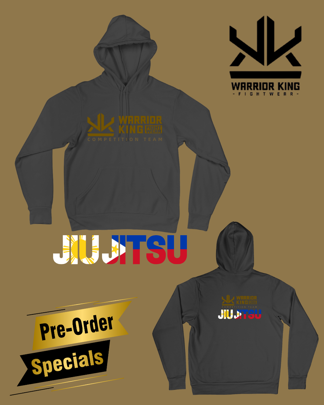 WKFW Competition Team Hoodie - Black - Image 4