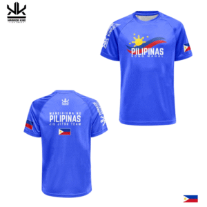 PILIPINAS KONG MAHAL - Short Sleeve Rash Guard Blue
