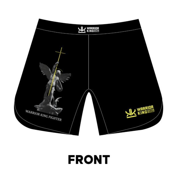 DEFEND US IN BATTLE - Fight Shorts BLACK