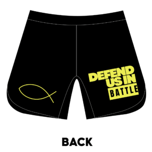 DEFEND US IN BATTLE - Short Sleeve Rash Guard BLACK - Image 6