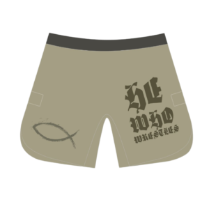 HE WHO WRESTLES - Short Sleeve Rash Guard - Image 5