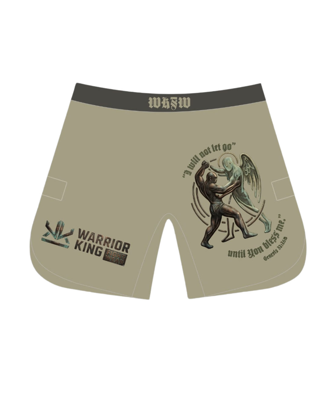 HE WHO WRESTLES - Fight Shorts - Image 1