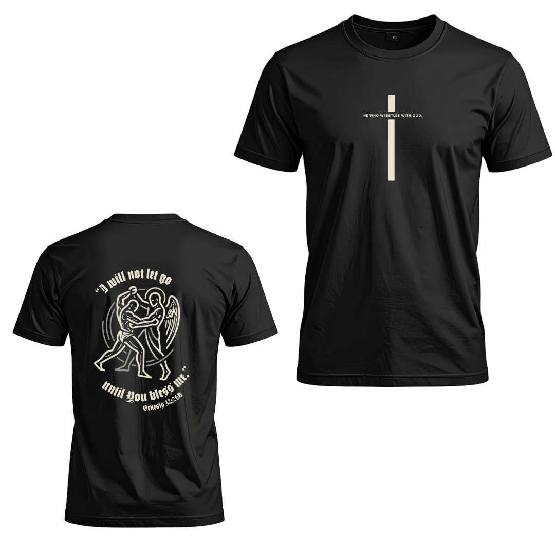 HE WHO WRESTLE Hoodie - Black - Image 4