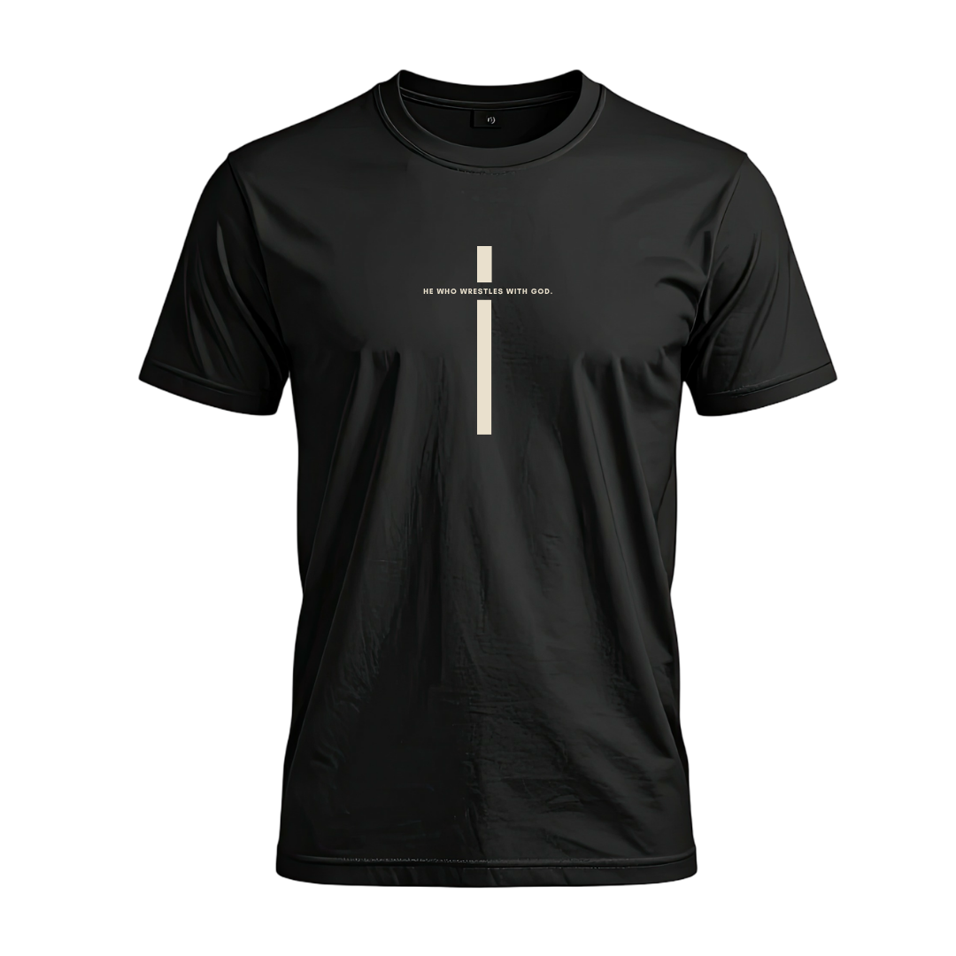 HE WHO WRESTLE DRI FIT T-SHIRT BLACK - Image 2