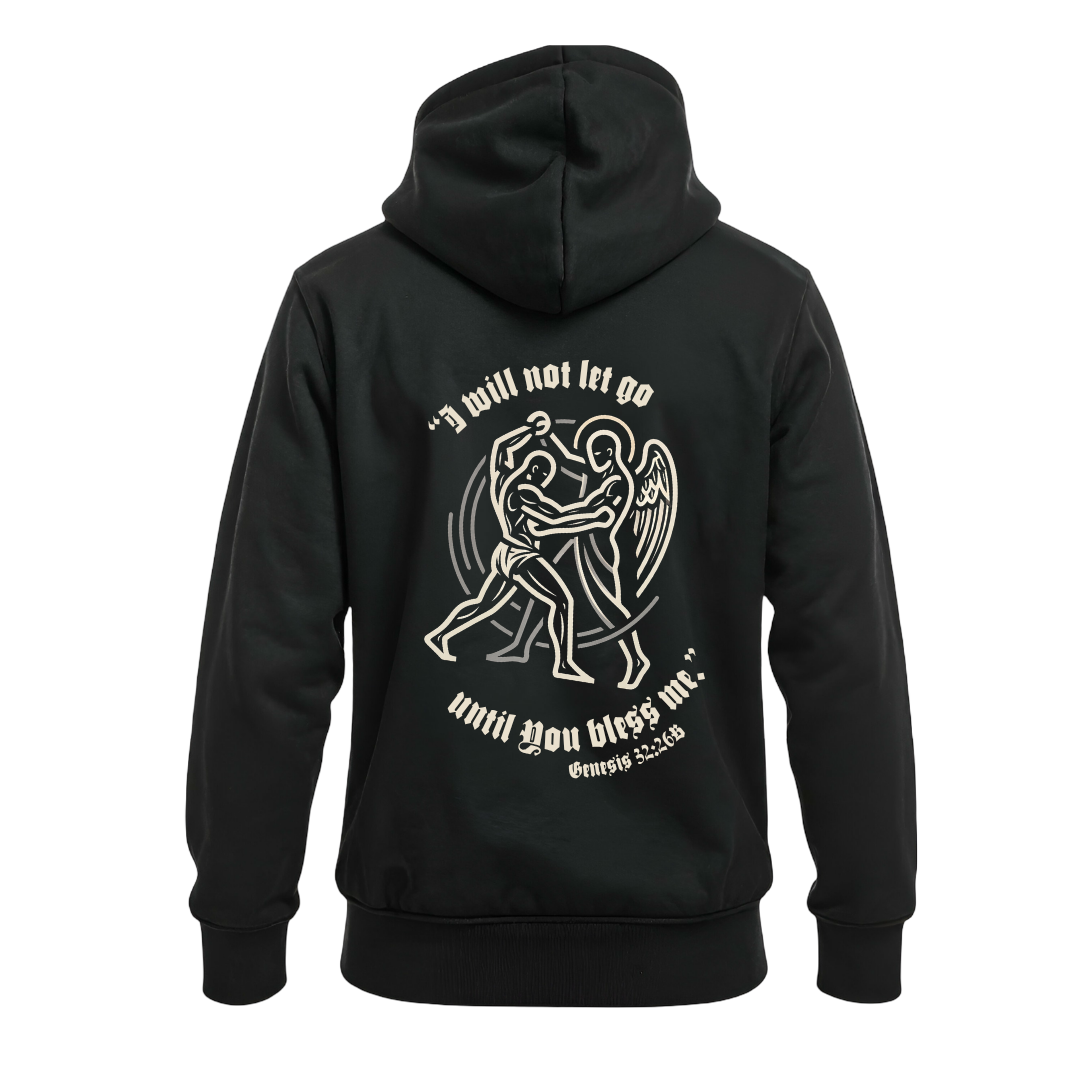 HE WHO WRESTLE Hoodie - Black - Image 1