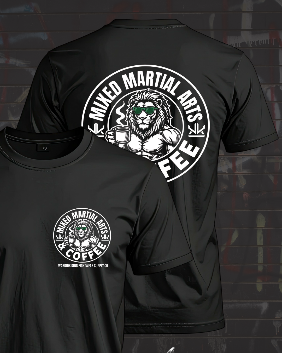 MMA & COFFEE DRI FIT T-SHIRT BLACK - Image 4
