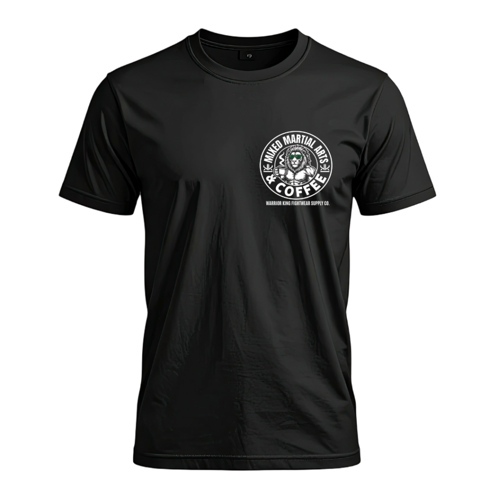 MMA & COFFEE DRI FIT T-SHIRT BLACK