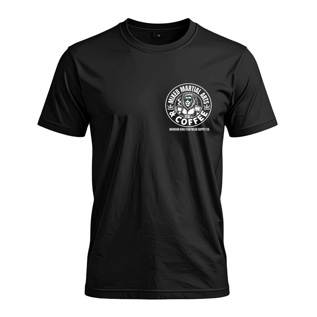 MMA & COFFEE DRI FIT T-SHIRT BLACK - Image 2