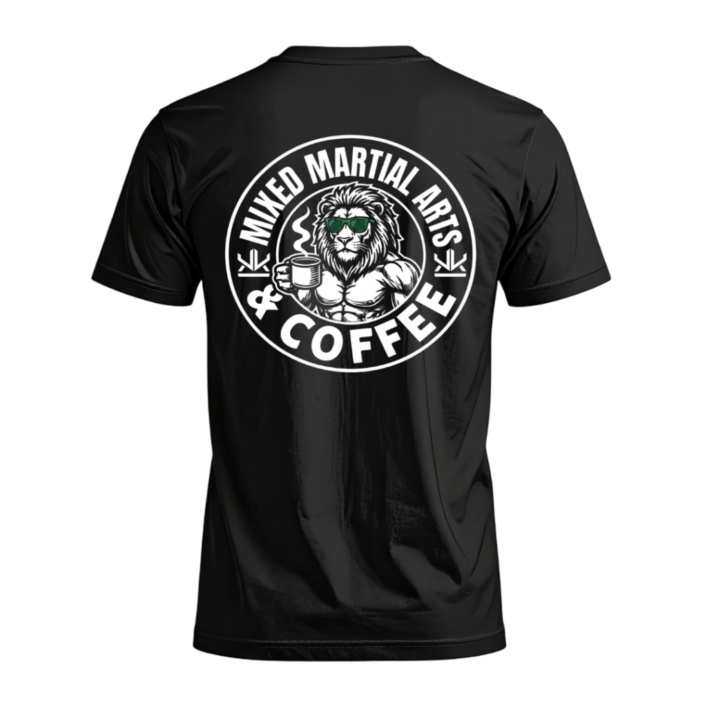 MMA & COFFEE DRI FIT T-SHIRT BLACK