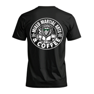 MMA & COFFEE DRI FIT T-SHIRT BLACK - Image 3