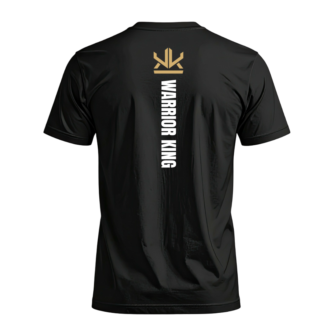 WARRIOR KING MUAY THAI DRI FIT T-SHIRT BLACK - Image 3