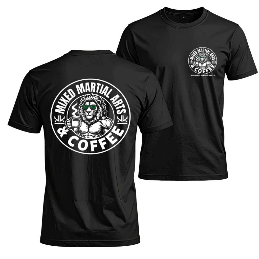 MMA & COFFEE DRI FIT T-SHIRT BLACK