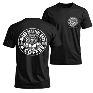 MMA & COFFEE DRI FIT T-SHIRT BLACK - Image 1