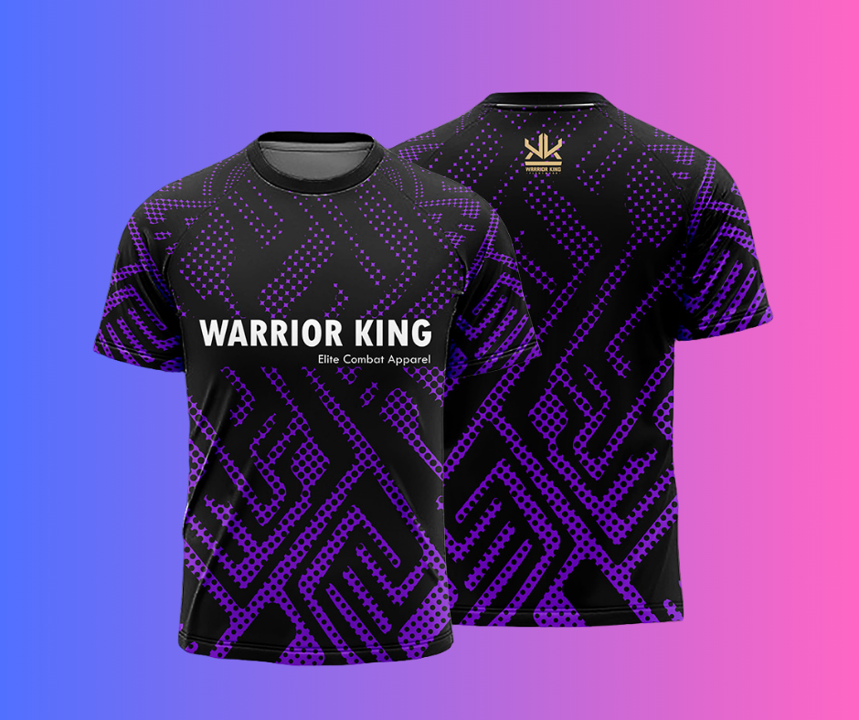 WKFW Ranked V2 - Short Sleeve Rash Guard - Purple
