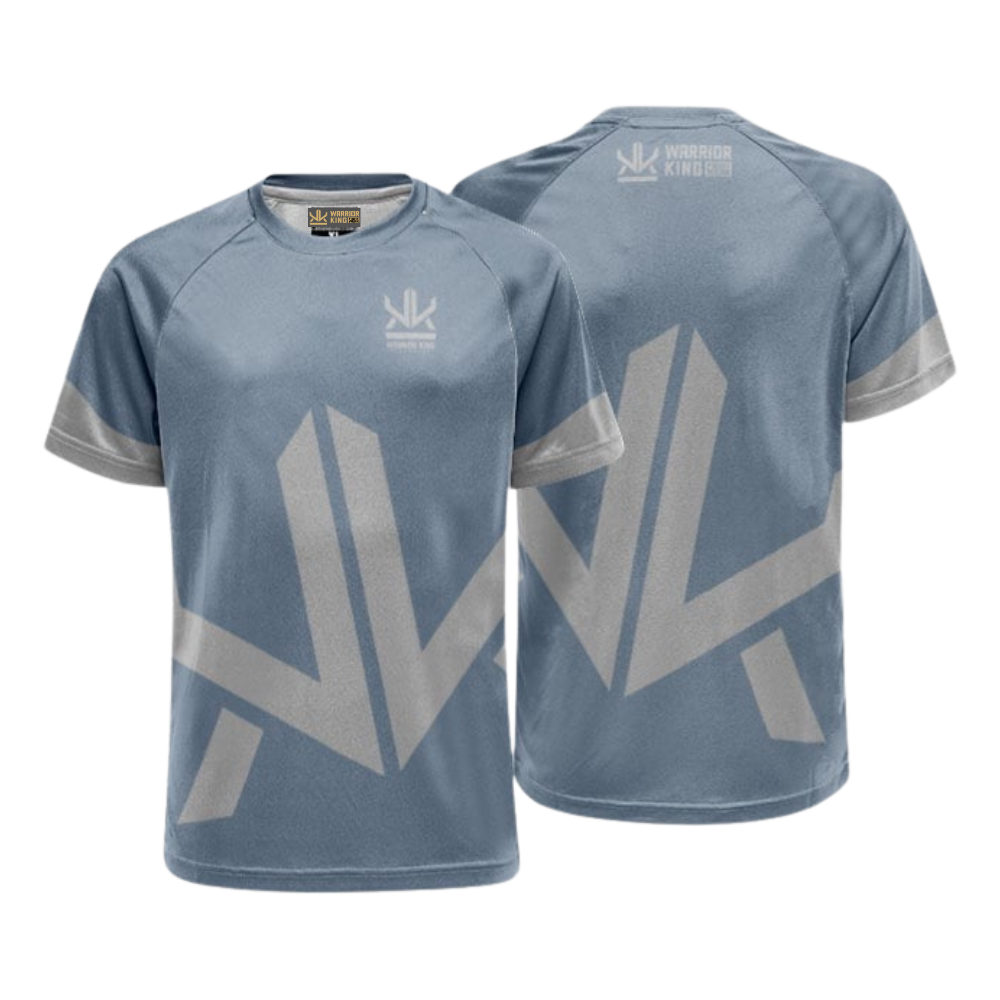 WKFW Ranked V3 - Short Sleeve Rash Guard - Grey