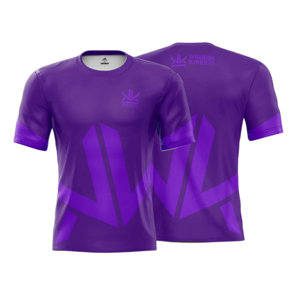 WKFW Ranked V3 - Short Sleeve Rash Guard - Purple