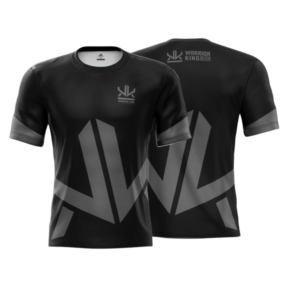 WKFW Ranked V3 - Short Sleeve Rash Guard - Black